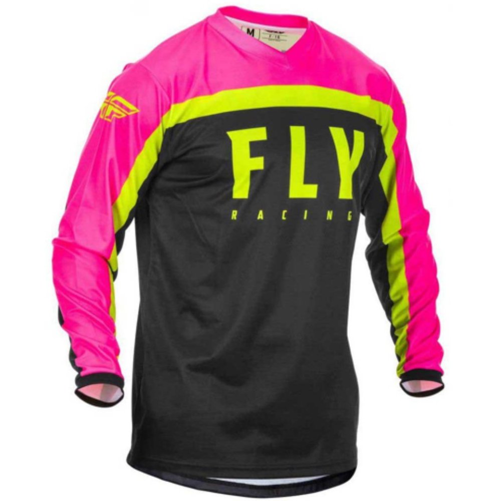 FLY Racing F-16 Jersey Men's XL  Neon Pink / Black / Hi-Vis